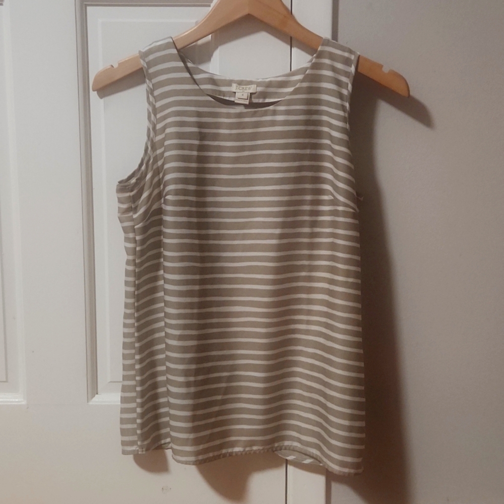 J Crew striped tank
